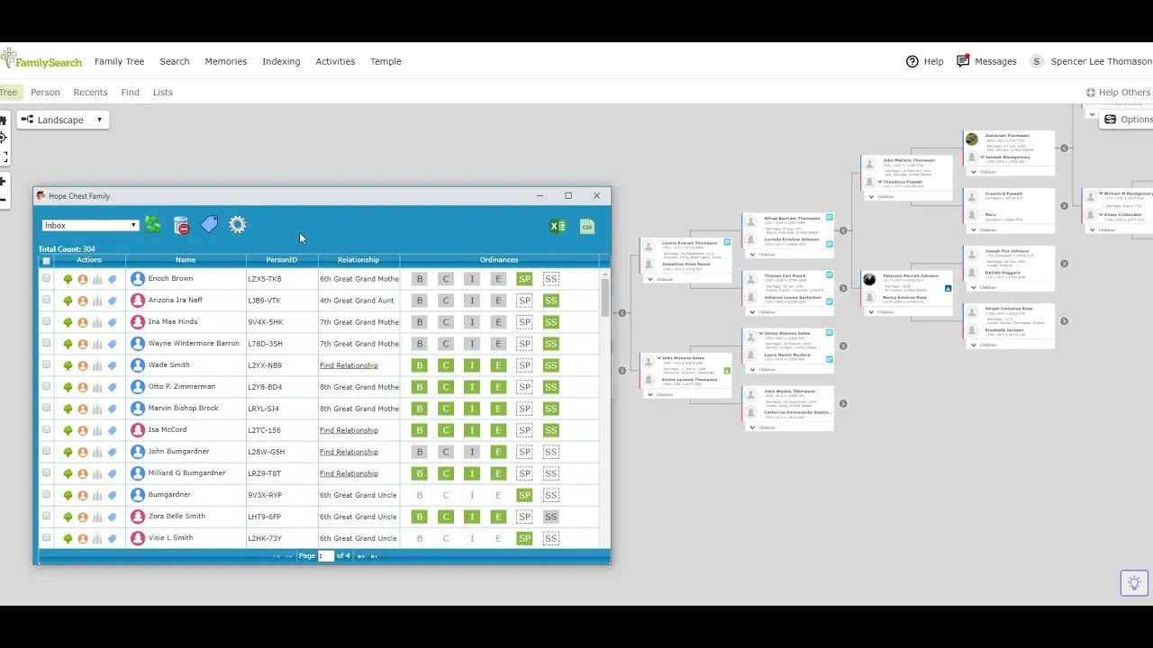 Hope Chest - Family Search made easy!