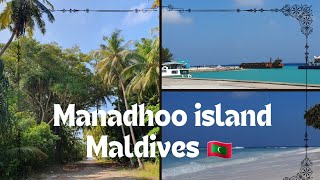 Manadhoo island Maldives