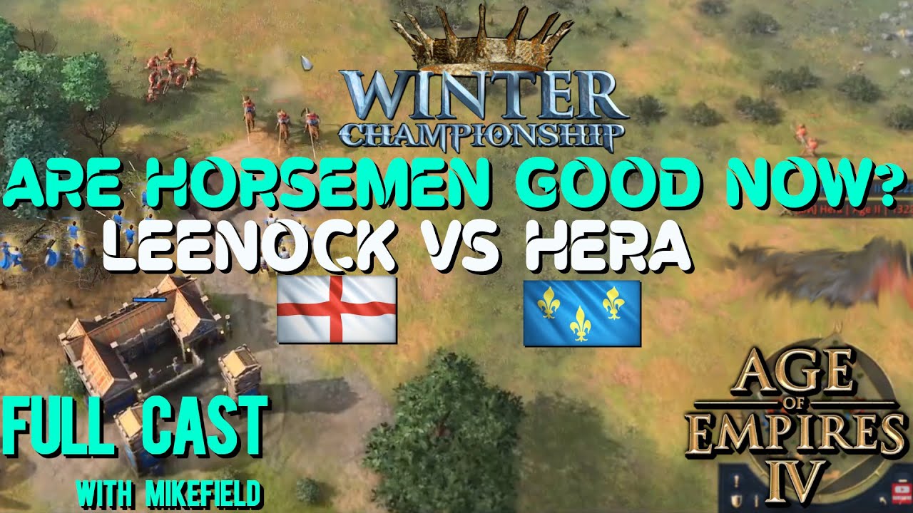 Age of Empires 4 - Are Horsemen good now? - Leenock vs Hera!