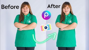 How to REMOVE Double Chin and Make Body Slim using PicsArt & BeautyPlus