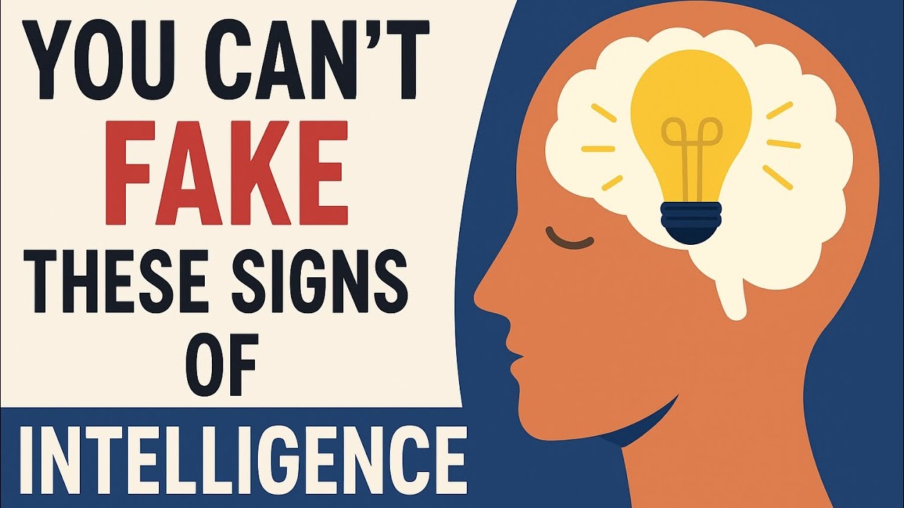 10 Genuine Signs of Intelligence You Can't Fake