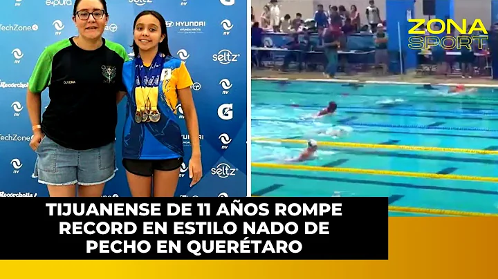 Elisa, la tijuanense que rompi rcord de natacin a ...
