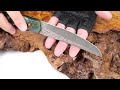 Outdoor Sharp Straight Knife Full Tang Blade Damascus Steel Hunt