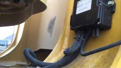 Installation of Loup Electronics Weighlog Vue Loader Bucket Scale On A Kawasaki 95 ZV Performed by