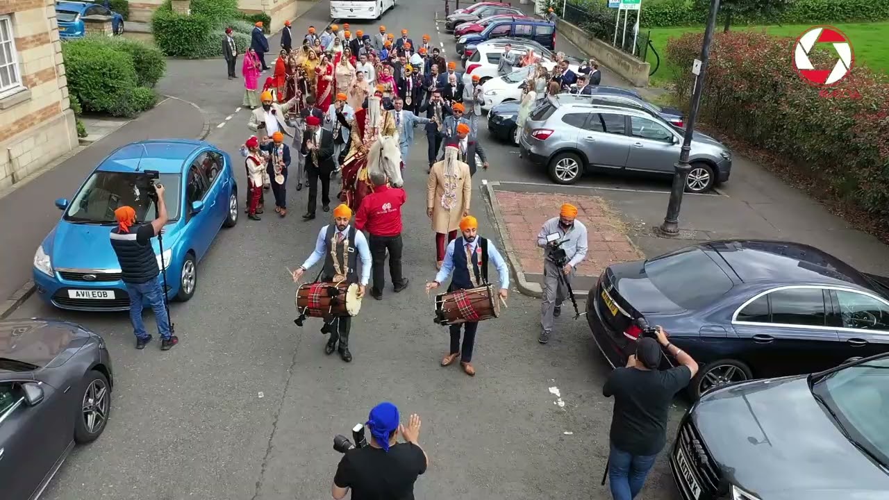 Drone footage of scotland