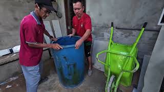 Episode21 Tukang Rumah Menyiapkan Siling Dan Mozek Tandas  Beli Mozek Lagi Di Kilang  