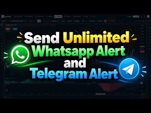 Send Unlimited Whatsapp And Telegram Alerts from OpenAlgo Charts