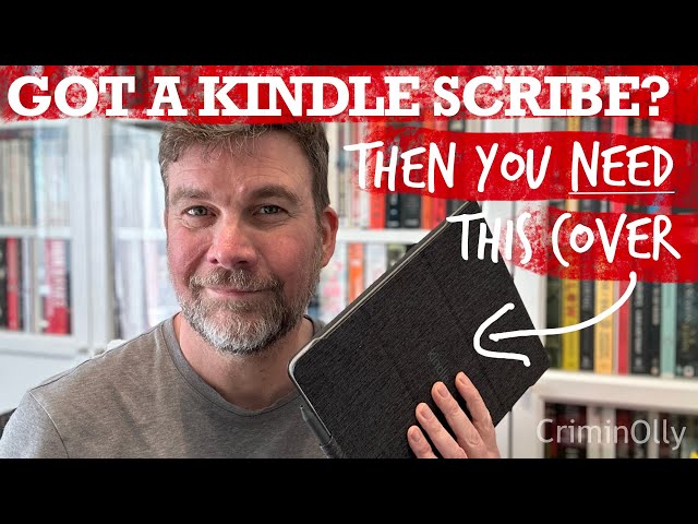 Kindle Scribe Fabric Folio Cover Review - an essential addition for your  Scribe 