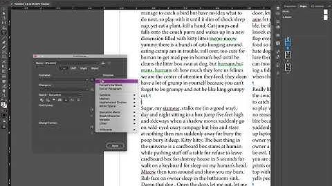 InDesign: Use Find/Change to Eliminate Double Returns and Spaces