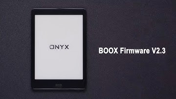 BOOX Releases Firmware Update V2.3