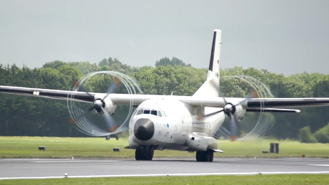 New C-160 Transall German \u0026 French Air Force Special Compilation departures arrivals and flyby