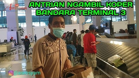BANDARA TERMINAL 3 SHOETTA,HARI PERTAMA MENGINJAKAN KAKI DI INDONESIA