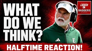Badgers ROLLING! Halftime game thoughts as Wisconsin is up 31-7 at the half!