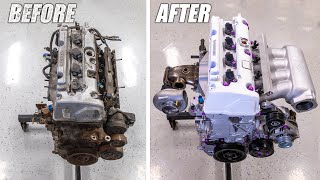 Transforming this Slow K24Z into a RWD Beast! *FULL TRANSFORMATION*