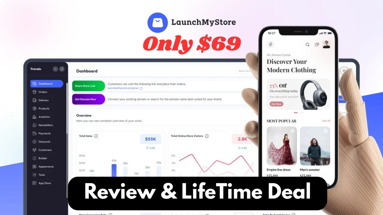 LaunchMyStore Lifetime Deal – eCommerce Builder for Non-Techies