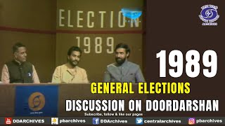 1989 general elections - Discussion on Doordarshan