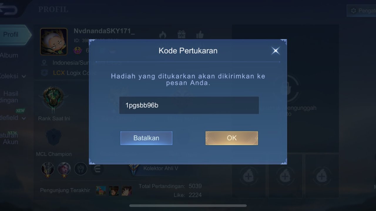 Bagi Bagi Kode Redeem Mobile Legend Terbaru 24 Februari 2026 - YouTube