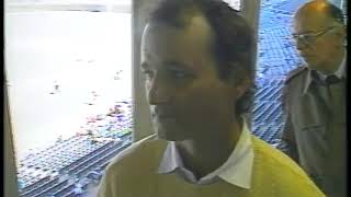 1988 - Bill Murray In Press Box For Cubs Game