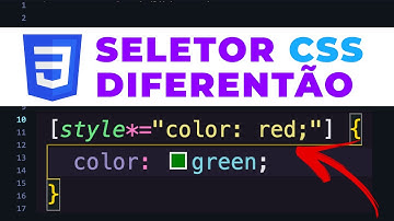 Aplique estilo CSS em tags HTML baseado no texto interno do atributo