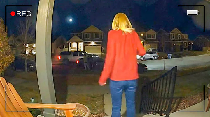 Door Camera Captures R4c!st Cop Doing The Unthinkable