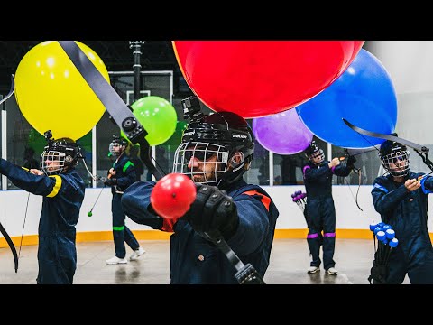 Blindfolded Archery Battle | Dude Perfect