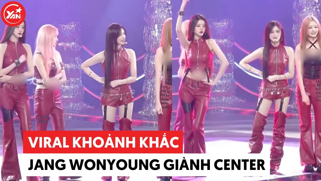 Viral khoảnh khắc Wonyoung giành center #wonyoung #yannews