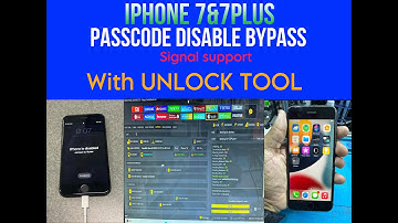 iphone 7 passcode/disable bypass done with sim working 100%by unlocktool l SHM TECH