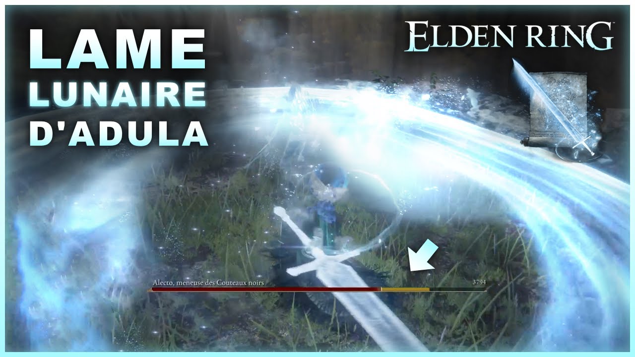 OBTENIR la LAME LUNAIRE D'ADULA sur Elden Ring ! Un SORT d'Épée de Glace PUISSANT