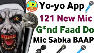 Yo-yo App 121 Mic Power full Sound Yo-yo 121 Best mic Yo-yo app kon sa mic use kare 121 ke liye!! 🥳 screenshot 5