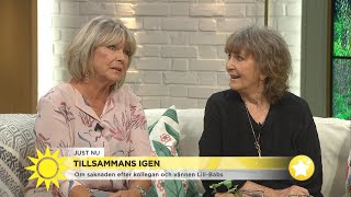 Så hyllar vännerna Lill-babs på turnén - Nyhetsmorgon (TV4)