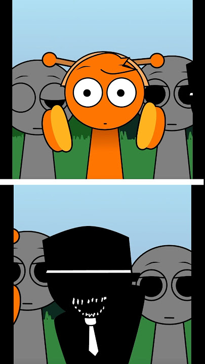 Sprunki Retake but all Sprunki are afraid of Black