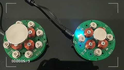 Push down magnetic levitation kit demo video