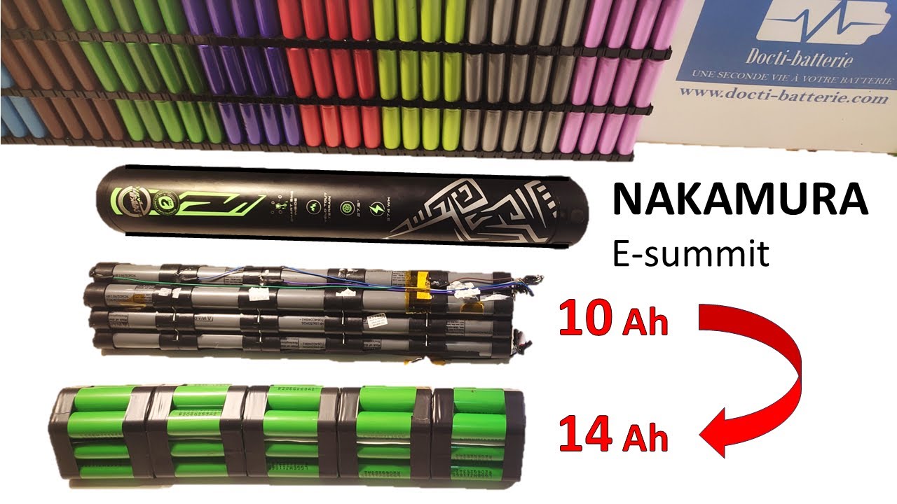 Réparation OPTIMALE d'une batterie NAKAMURA - vélo électrique (e-summit, e-city, e-cliff, ...)