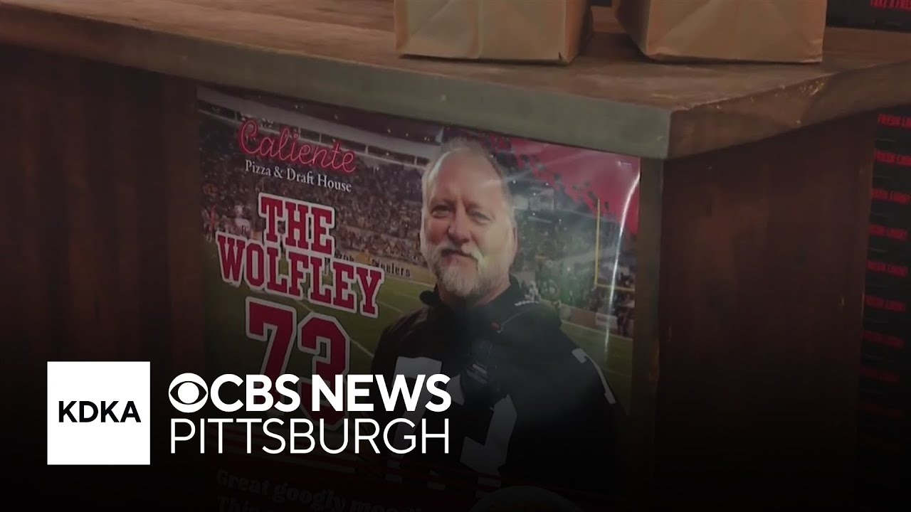 Pizza shop pays tribute to former Steeler Craig Wolfley