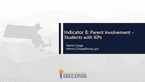 Indicator 8 - Parent Involvement