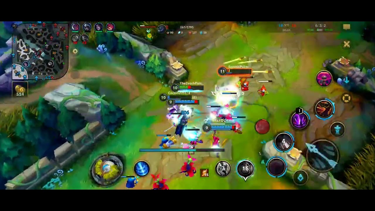 Wild Rift Gameplay Characters Survival of the fittest (Wild Rift gameplay) - YouTube