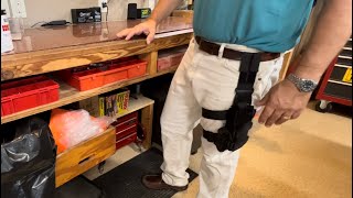 Best Handgun Access Drop Leg Holster With Mag Pouch By Deerco