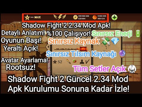 Yeni Shadow Fight 2 Güncel 2.34 Oyunun Başı Mod Apk Kurulumu! %100 Çalışıyor!