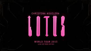 Christina Aguilera - Dynamite  ( Live from Lotus Tour)