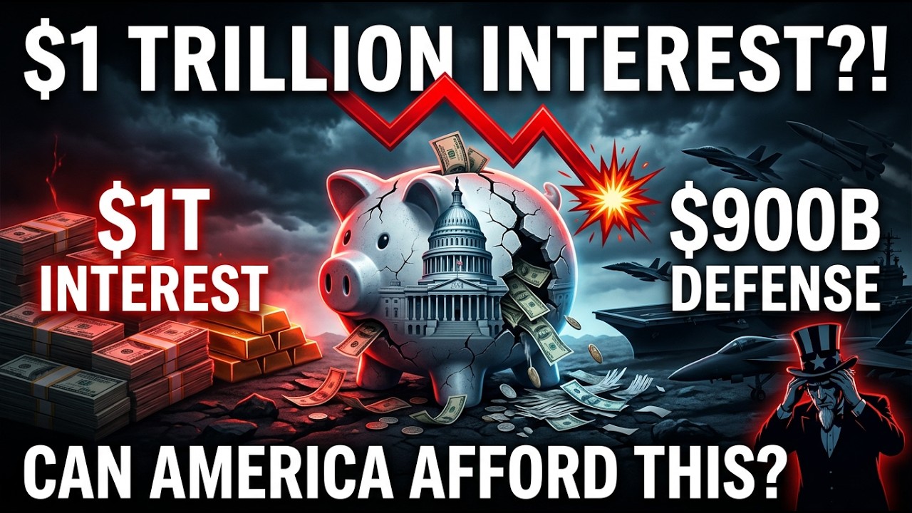 $1 Trillion Interest Payments vs $900B Military Budget: The Breaking Point