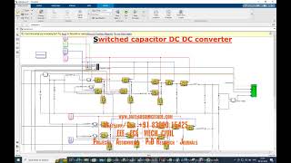 Switched capacitor DC DC converter Matlab Simulink simulation