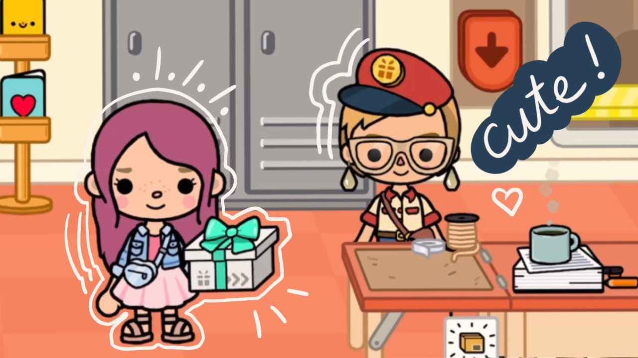 CUTE free gift 💝 - YouTube