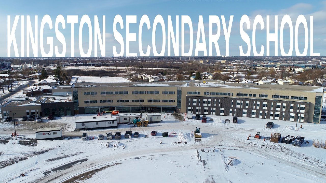 Kingston Secondary School Drone Construction Update December 12