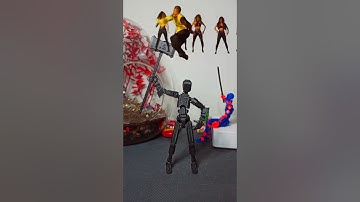 Which pose do you choose? #shorts #t13 #lego #dummy #actionfigures #toys #stikbot