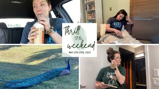 THRILL TIL THE WEEKEND | Thriller readathon! | VLOG