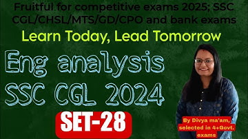 SSC CGL 2024 Set 28