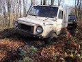 UAZ LUAZ and GAZ 69.  Autumn swamp . Offroad weekend.Луаз Уаз и Газ 69. Осенние покатушки.