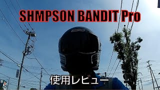 ヘルメット SIMPSON シンプソン BANDIT Pro 仕様レビューしました