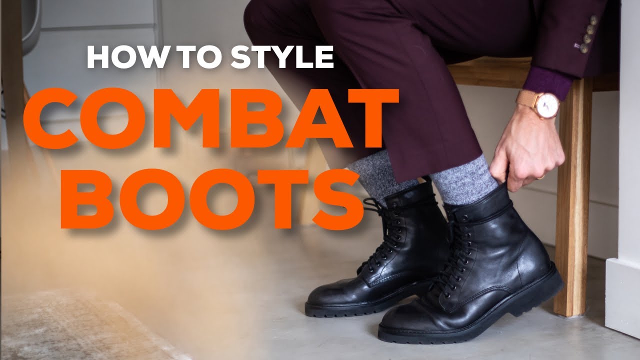 5 Ways to Style COMBAT BOOTS | Men's Boots | Parker York Smith - YouTube