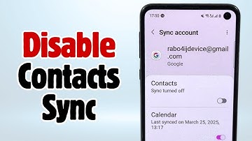 How to Disable Gmail Contact Sync on an Android Phone